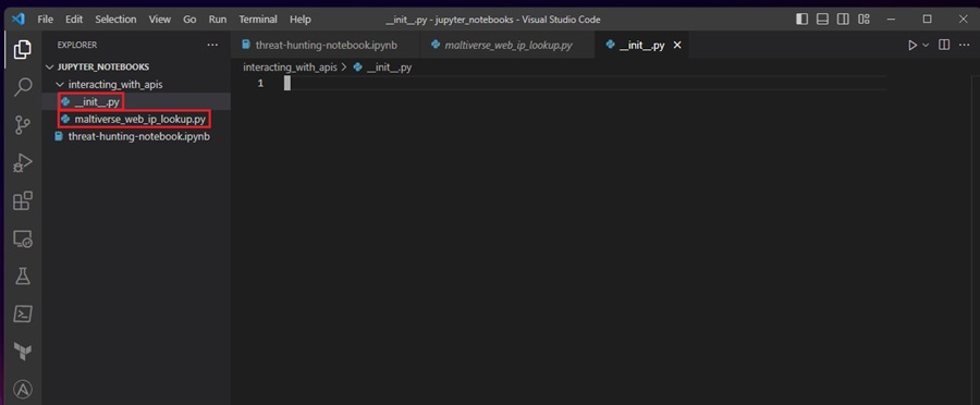 Creating Python init File for Module Import