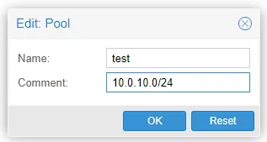 Creating a Proxmox Pool