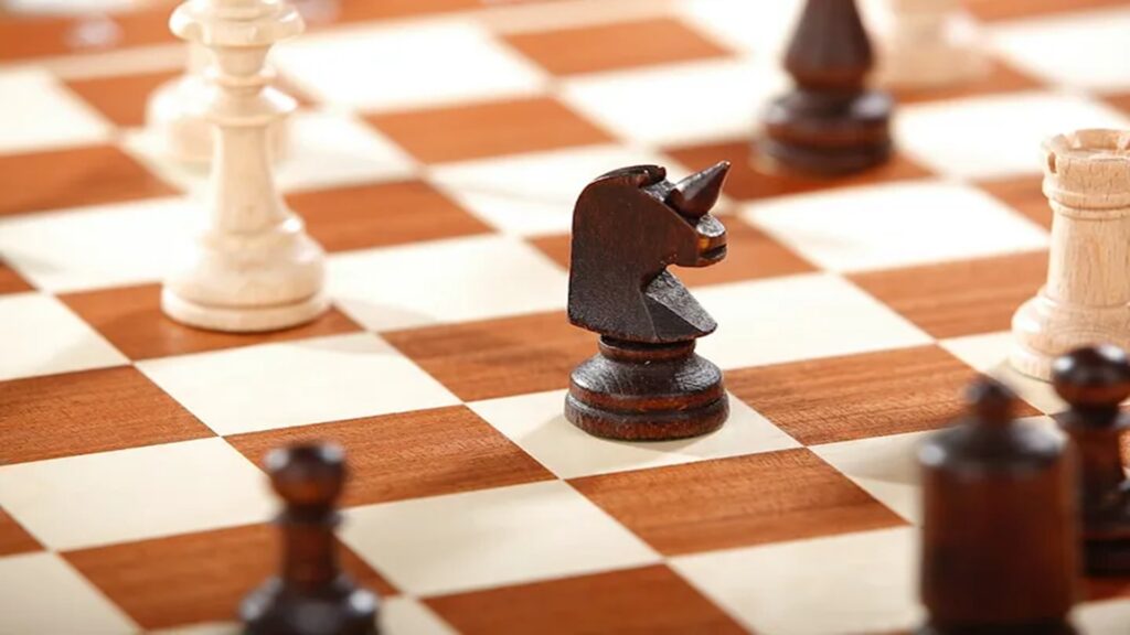 Knight Chess Piece as Unicorn