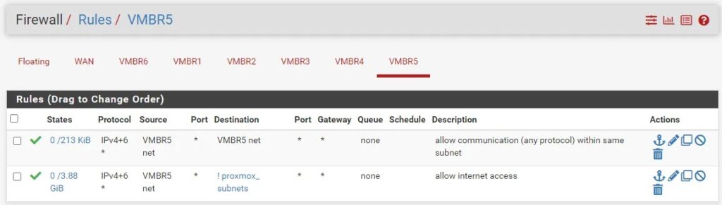 Setting up pfSense Firewall Rules