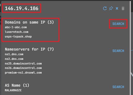 New Domains From New IP Address