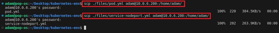 Transferring Files to Kubernetes Master Node With SCP