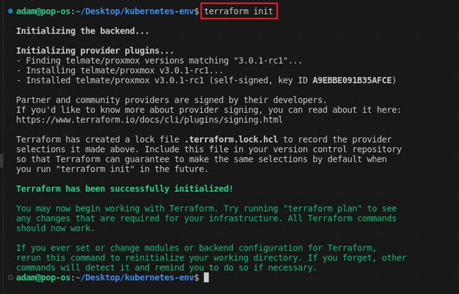 Running Terraform Init Command