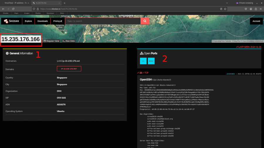 IP Address in Shodan