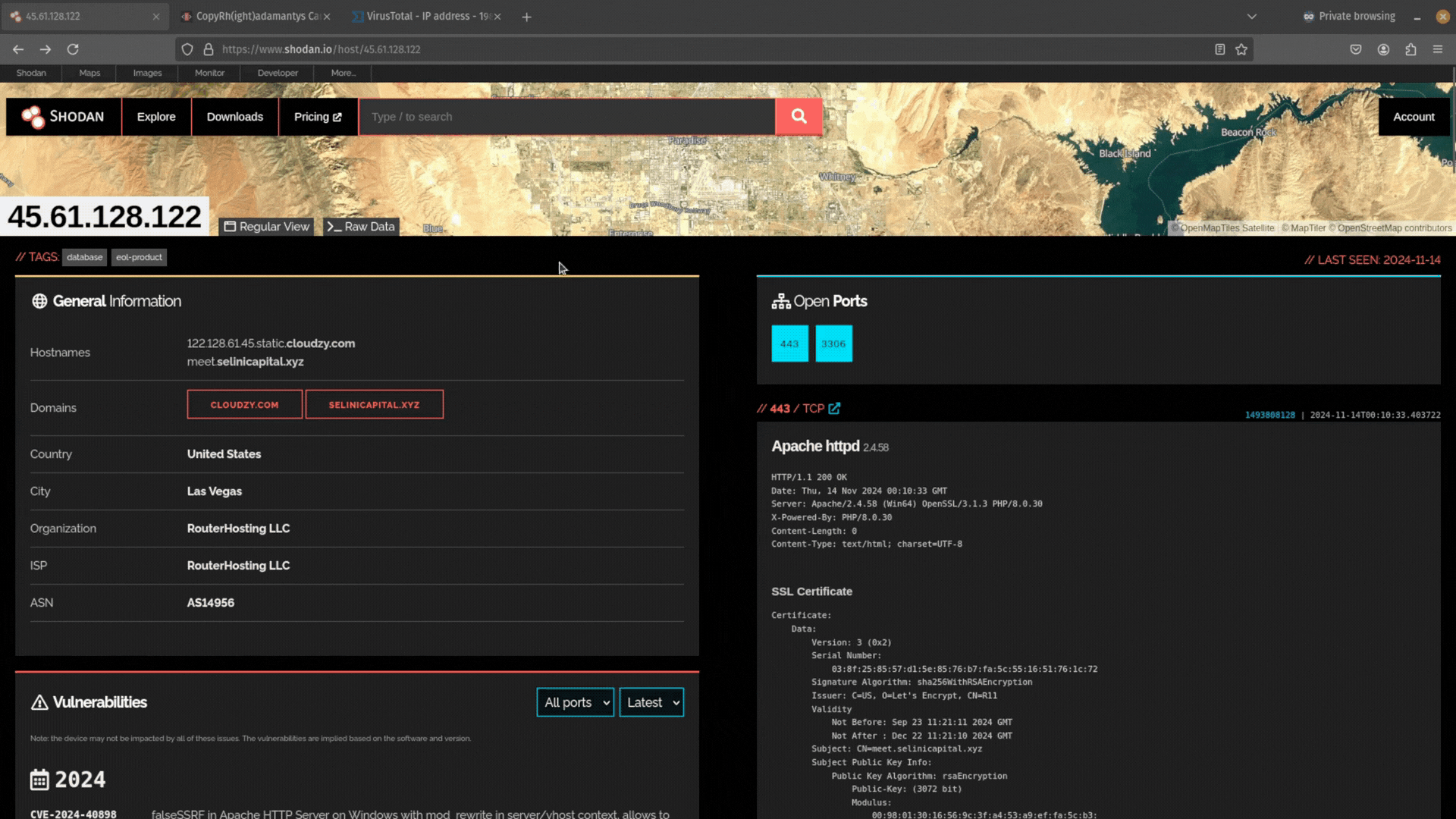 Pivoting From HTML Hash in Shodan