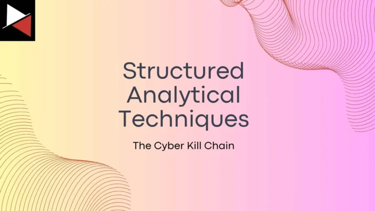 Structured Analytical Techniques Cyber Kill Chain
