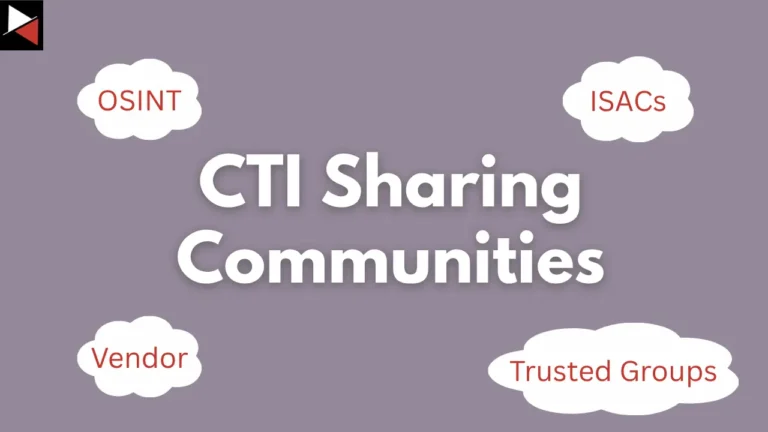 CTI Sharing Communities