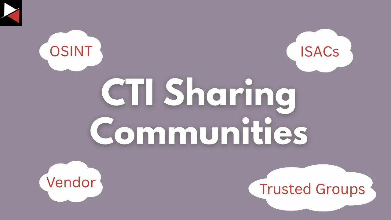 CTI Sharing Communities