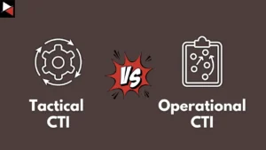 Tactical CTI and Operational CTI