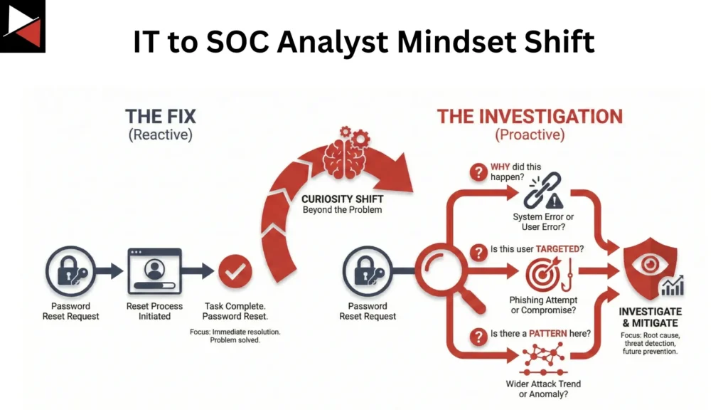 IT to SOC Analyst Mindset Shift