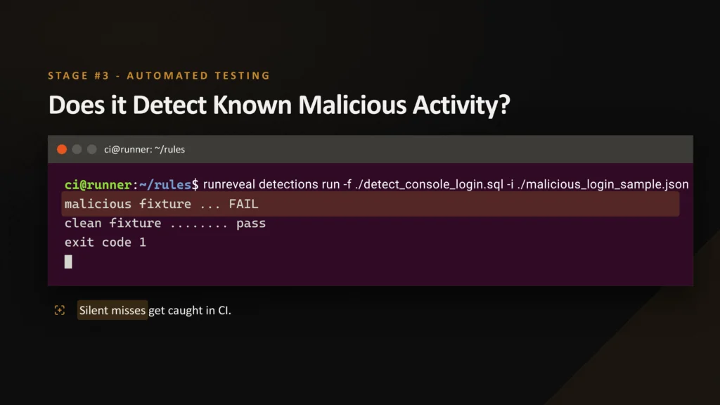 Detection as Code Stage 3: Automated Testing